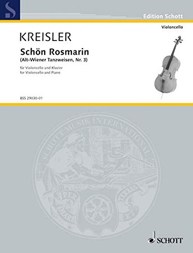 9780001141384: Schn Rosmarin: Alt-Wiener Tanzweisen III. No. 12. cello and piano.