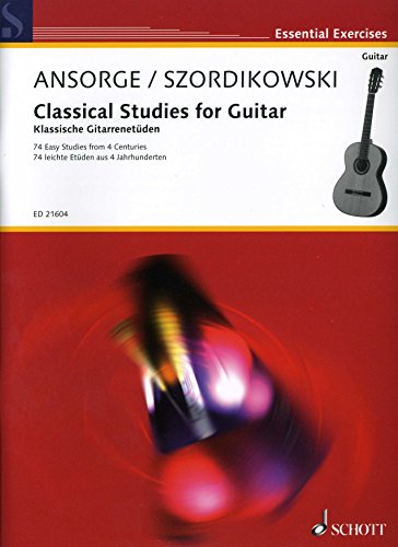 Stock image for CLASSICAL STUDIES FOR GUITAR GUITARE (English and German Edition) for sale by GF Books, Inc.