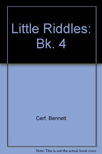 Little Riddles 4 (9780001238046) by Cerf, Bennett; McKie, Roy