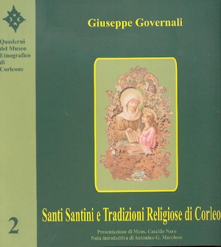 9780001278561: santi santini e tradizioni religiose di corleone