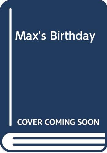 9780001384309: Max's Birthday