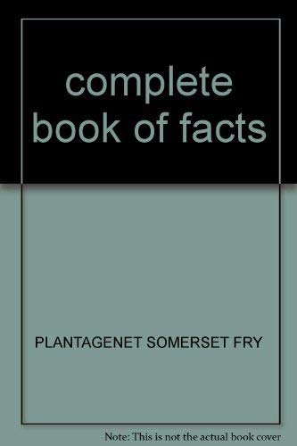 9780001900936: COMPLETE BOOK OF FACTS