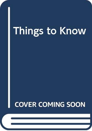 9780001944343: Things to Know