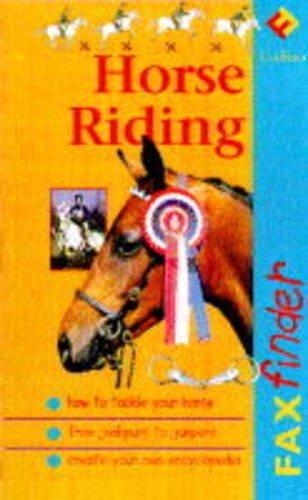 9780001979352: Horse Riding (Faxfinder S.)