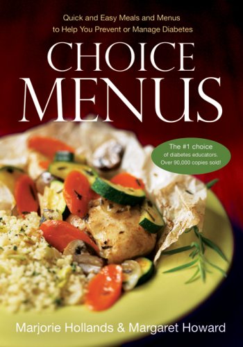 9780002008433: Choice Menus: Quick and Easy Meals and Menus to Help You Prevent or Manage Diabetes