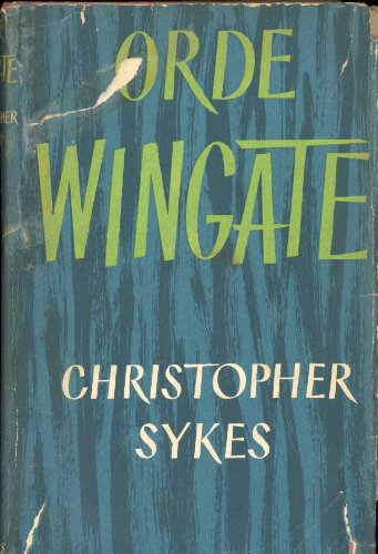 Imagen de archivo de Orde Wingate a la venta por ThriftBooks-Dallas