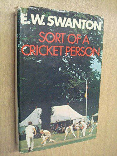 9780002117487: Sort of a Cricket Person