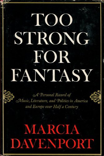 Beispielbild fr Too strong for fantasy zum Verkauf von Better World Books