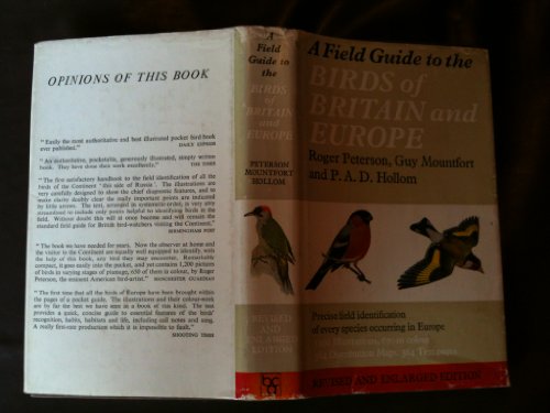 Imagen de archivo de A Field Guide to the Birds of Britain and Europe a la venta por Better World Books