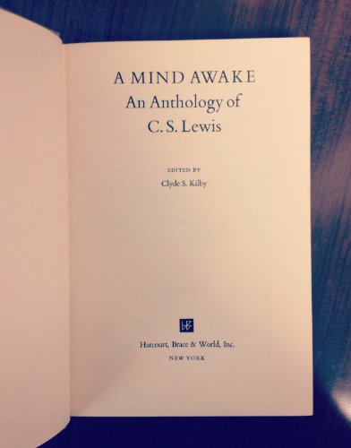 9780002155151: Mind Awake: An Anthology