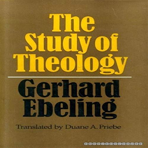 Imagen de archivo de Study of Theology a la venta por Lost Books