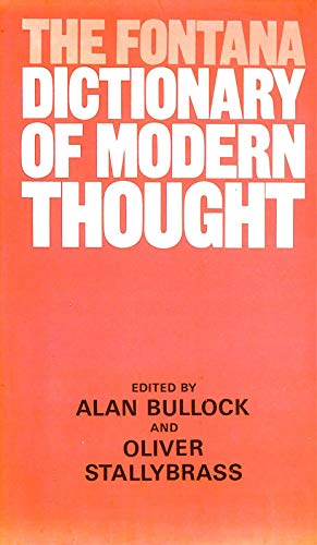 Stock image for The Fontana Dictionary of Modern Thought for sale by Better World Books