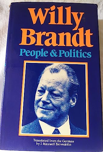 People and politics: The years 1960-1975 (9780002165013) by Brandt, Willy