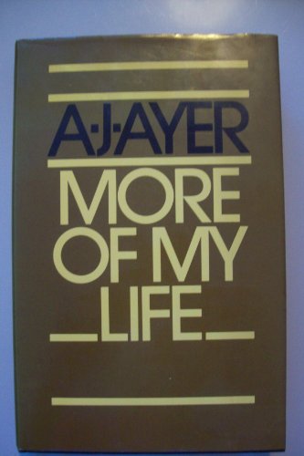 More of my life (9780002170031) by Ayer, A. J