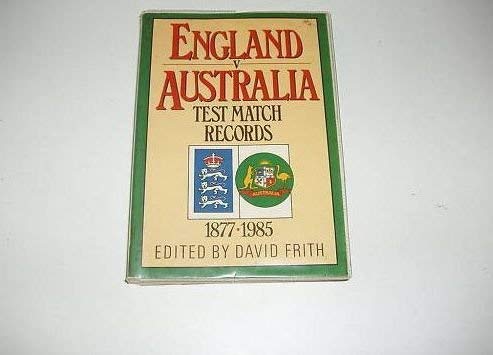 Stock image for England V Australia Test Match Records 1877-1985 for sale by Better World Books Ltd