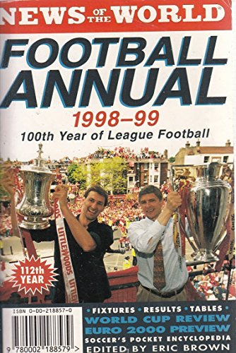 Stock image for News Of The World Football Annual 1998-99 for sale by Lion Books PBFA
