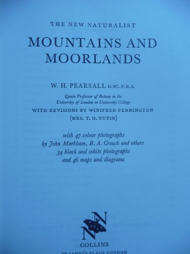 Imagen de archivo de Mountains and Moorlands ( New Naturalist 11 ) a la venta por Red-books ( Member of P.B.F.A. )