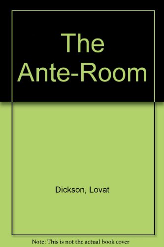 Stock image for The Ante-Room for sale by Marko Roy