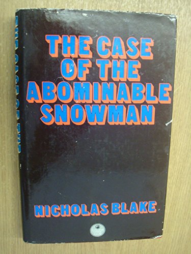 Case of the Abominable Snowman (9780002311342) by Blake, Nicholas.