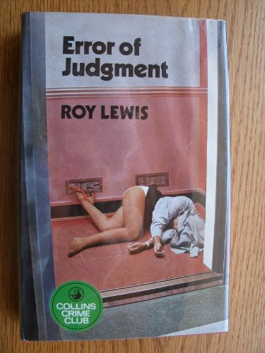 Error of Judgement (9780002312073) by Roy Lewis