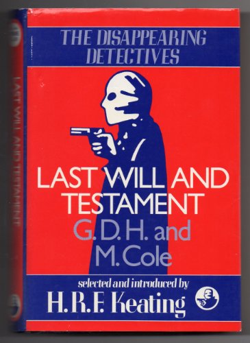 Imagen de archivo de Last Will and Testament (Disappearing Detectives) a la venta por MLC Books