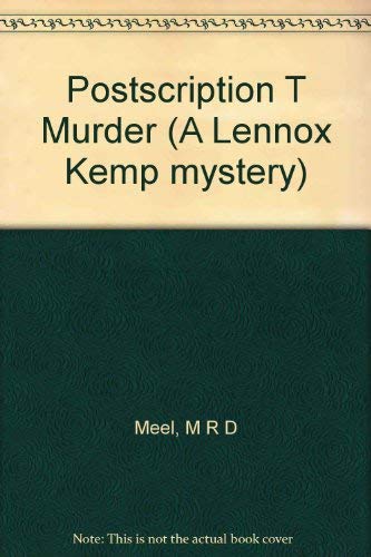 Imagen de archivo de Postscript to murder (A Lennox Kemp mystery) a la venta por Cotswold Internet Books