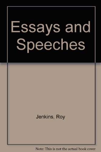 Essays and Speeches (9780002412070) by Roy Jenkins