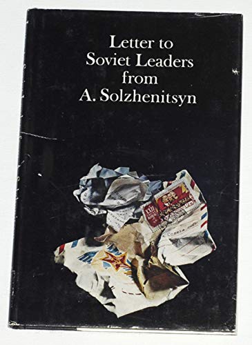 Letter to Soviet leaders (9780002624572) by SolzhenitÍ¡sï¸¡yn, Aleksandr Isaevich