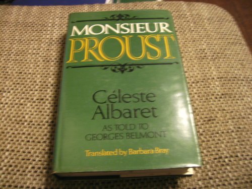 Beispielbild fr Monsieur Proust zum Verkauf von WorldofBooks