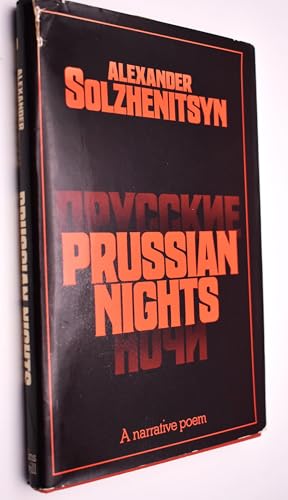 9780002626484: Prussian nights: A narrative poem