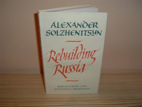 9780002721578: Rebuilding Russia