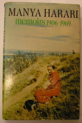 9780002725033: Manya Harari: Memoirs, 1906-1969