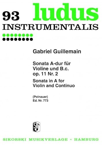 9780003009156: Sonata: fr Violine und B.c.. op. 11/2.