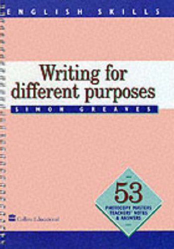 9780003143997: English Skills – Writing for Different Purposes (English Skills S.)