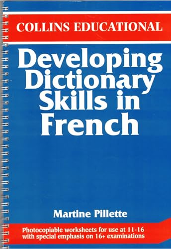 9780003201949: Developing Dictionary Skills in French