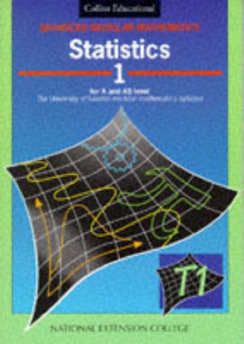 Stock image for Advanced Modular Mathematics    Statistics 1: Vol 1 for sale by AwesomeBooks