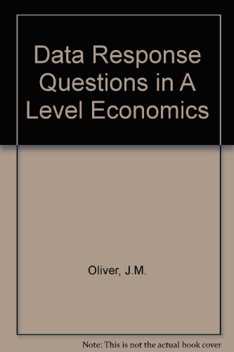 9780003274004: Data Response Questions in A Level Economics