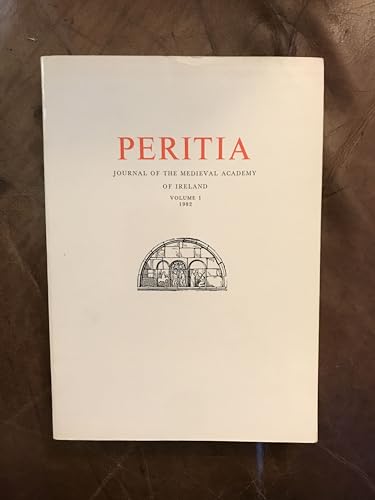9780003321593: Peritia: Journal of the Medieval Academy of Ireland Volume 1 1982