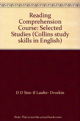 9780003700053: Reading Comprehension Course: Selected Studies (Collins study skills in English)