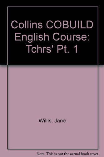 9780003700282: Tchrs' (Pt. 1) (Collins Cobuild English course)