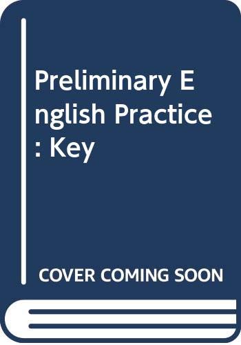 Preliminary English Practice: Key (9780003700312) by Christian Kay