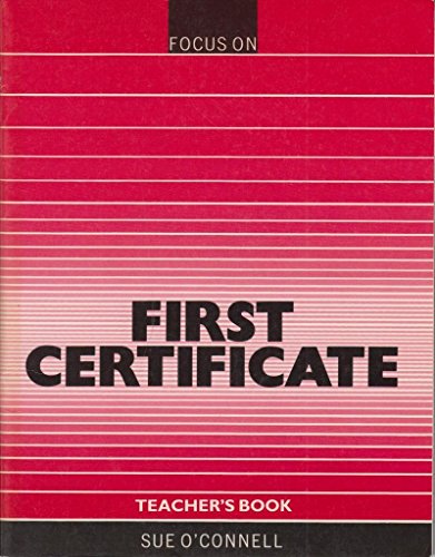 Stock image for Focus on First Certificate, Teacher*s Book for sale by dsmbooks