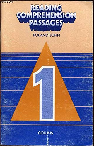 Reading Comprehension Passages, Book 1 (9780003701012) by John, Roland