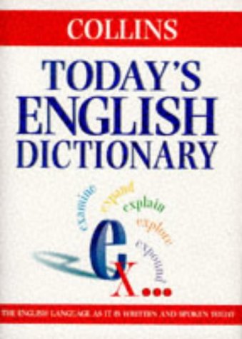 Imagen de archivo de Today's English Dictionary a la venta por Better World Books