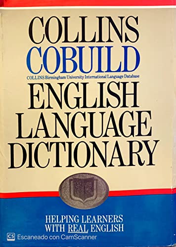 9780003750218: Collins COBUILD English Language Dictionary (Collins Cobuild dictionaries)