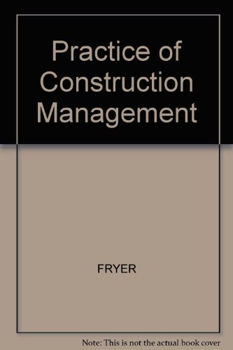 9780003830309: Practice of Construction Management