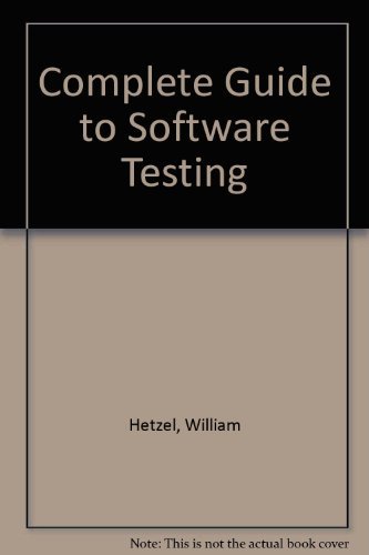 9780003830927: Complete Guide to Software Testing