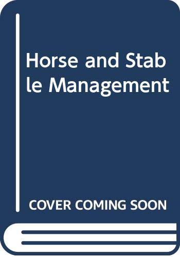9780003831696: Horse Stable Management