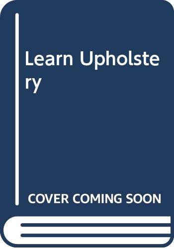 9780004123349: Learn Upholstery