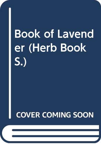 Imagen de archivo de Book of Lavender a la venta por Better World Books Ltd